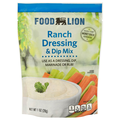 Food Lion Ranch Dressing & Dip Mix Packet