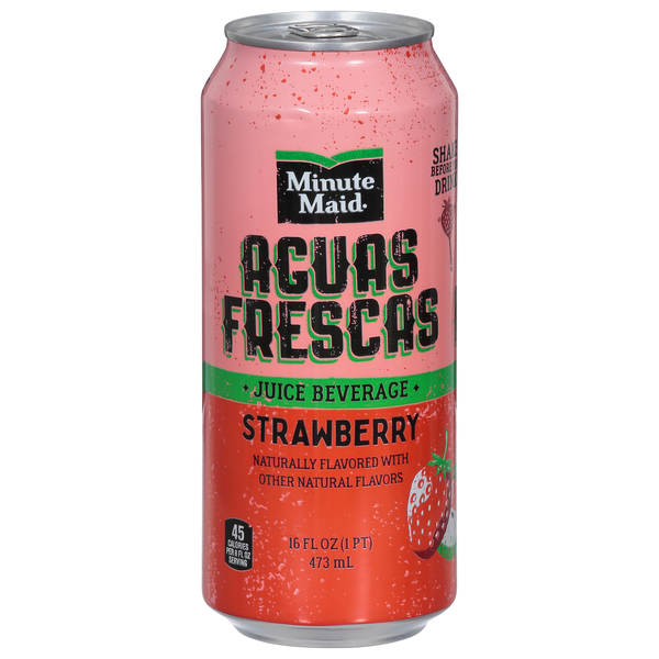 Minute Maid Aguas Frescas Strawberry Juice Beverage