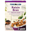 Food Lion Raisin Bran Whole Grain Cereal