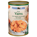 Food Lion Cut Yams Sweet Potatoes in Syrup