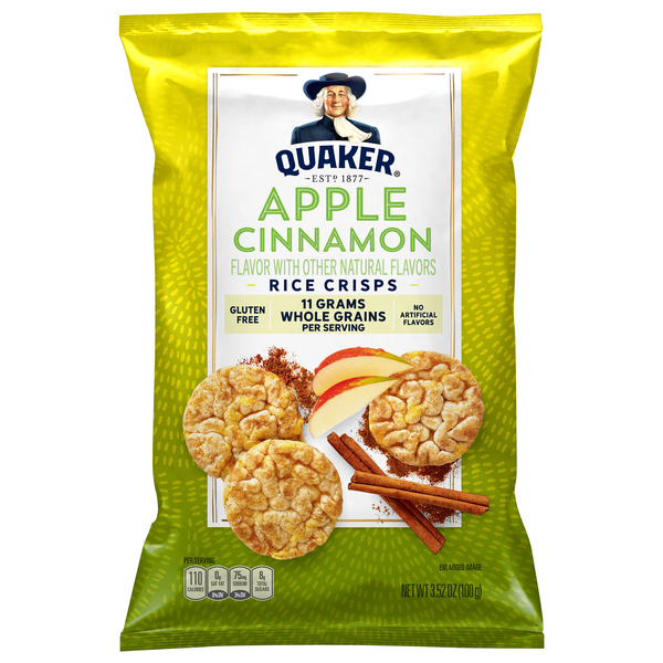 Quaker Rice Crisps Apple Cinnamon Gluten Free
