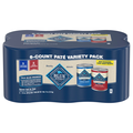 Blue Buffalo Natural Pate Variety Pack Wet Dog Food - 6 ct
