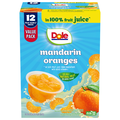 Dole Mandarin Oranges Fruit Cups in Juice - 12 ct