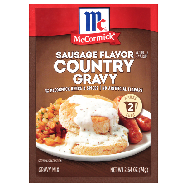 McCormick Sausage Flavor Country Gravy Mix Packet