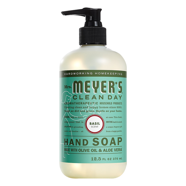 Mrs. Meyer's Clean Day Basil Scent Liquid Hand Soap Pump
