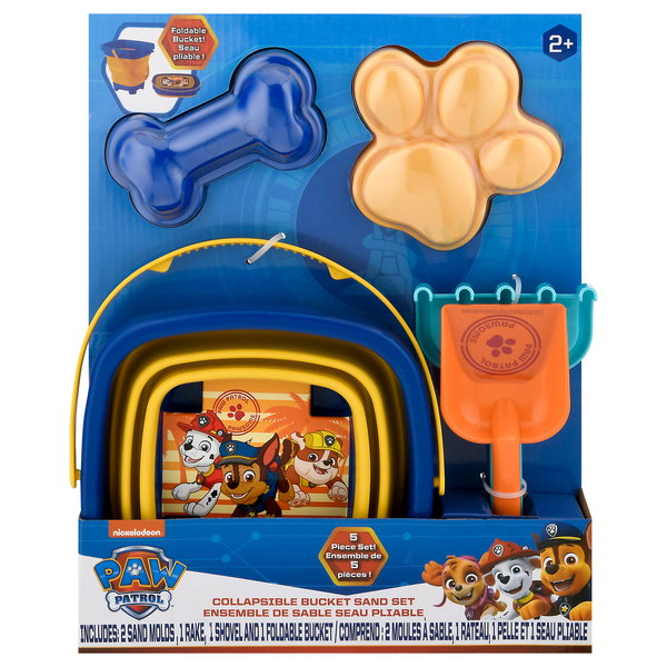 What Kids Want Paw Patrol Collapsible Bucket Sand Set