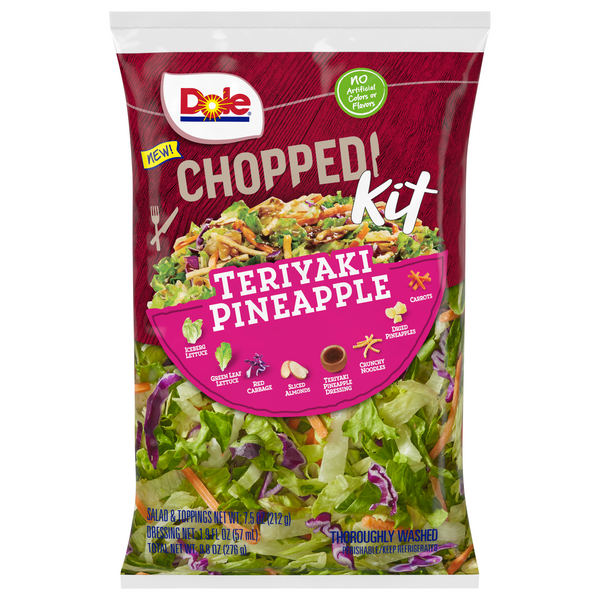 Save on Dole Chopped Salad Kit Teriyaki Pineapple Order Online Delivery