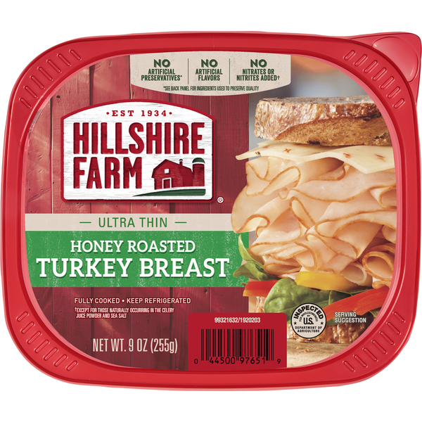 Hillshire Farm Honey Roasted Turkey Breast Ultra Thin Sliced