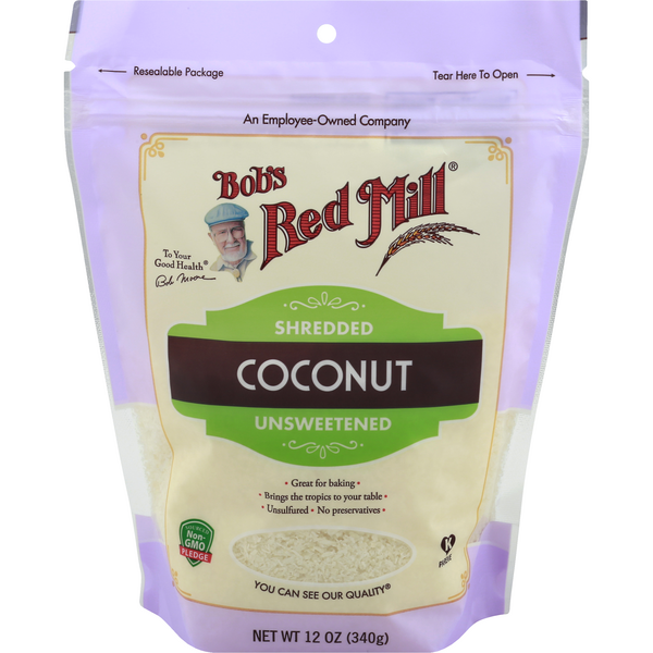 Save on Bob's Red Mill Shredded Coconut Unsweetened Order Online