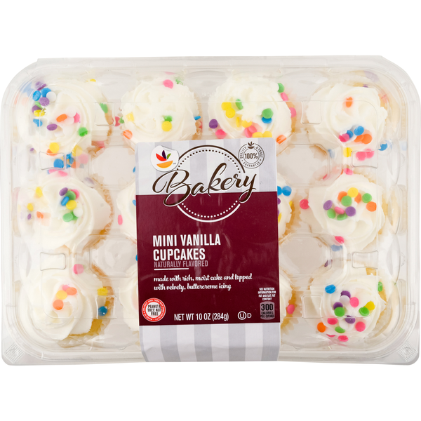 Giant Bakery Vanilla Mini Cupcakes - 12 ct
