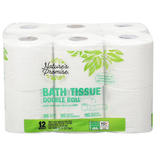 Nature's Promise Double Roll 2-Ply Toilet Paper
