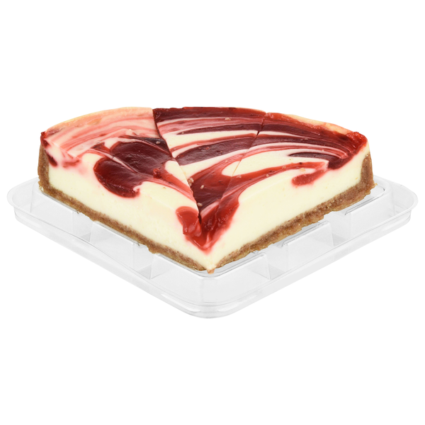 Hannaford Bakery Strawberry Cheesecake Slice - 3 ct