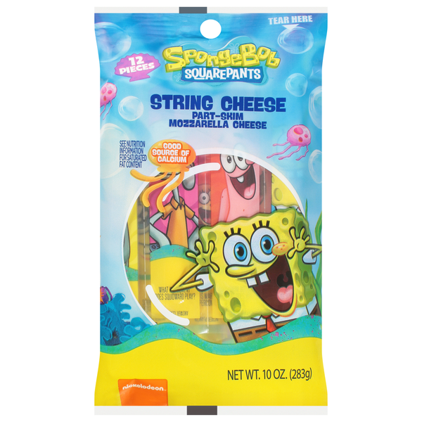 Nickelodeon SpongeBob SquarePants Mozzarella String Cheese - 12 ct