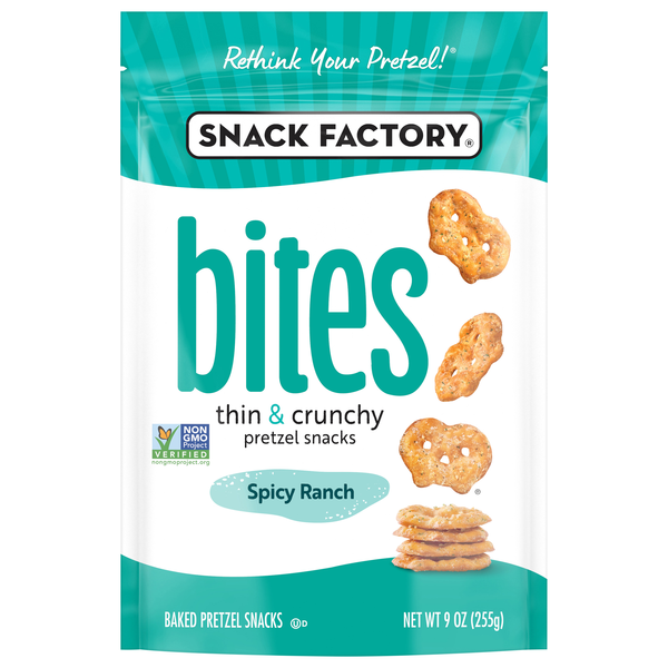 Snack Factory Bites Spicy Ranch Pretzel Snacks