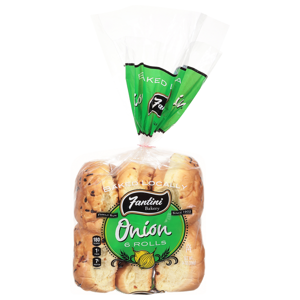 Fantini Onion Sandwich Rolls - 6 ct