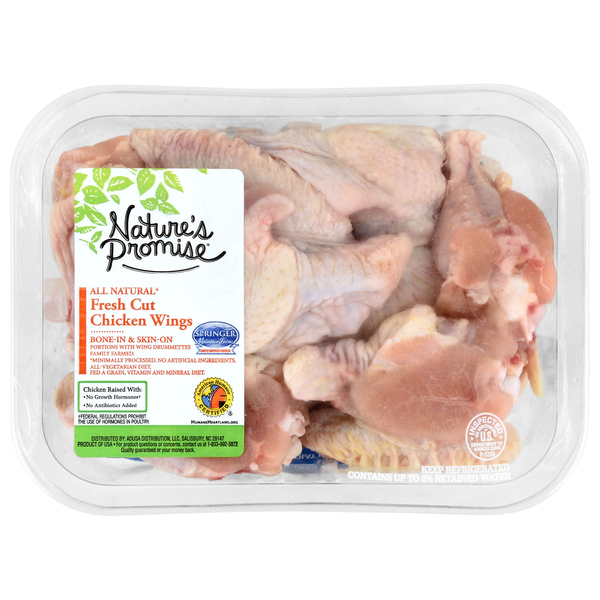 Nature's Promise All Natural Cut Chicken Wings Fresh