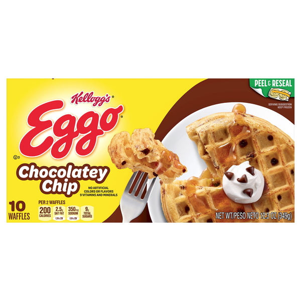 Save on Eggo Chocolatey Chip Waffles - 10 ct Order Online Delivery ...