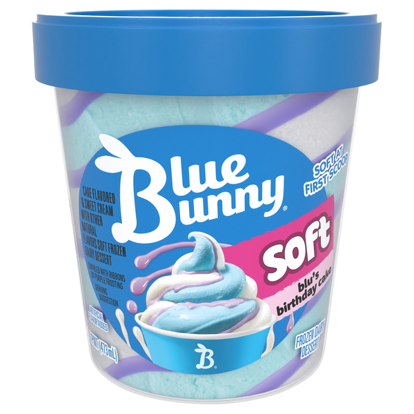 Blue Bunny Twist Blu's Birthday Cake Frozen Dairy Dessert