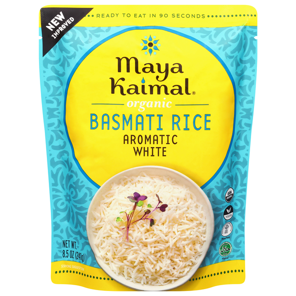 Maya Kaimal Organic 90 Second Microwave White Basmati Rice