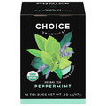 Choice Organics Caffeine Free Peppermint Herbal Tea Bags