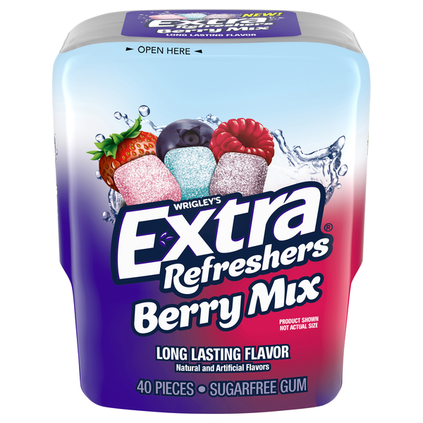 Extra Refreshers Sugar Free Berry Mix Gum