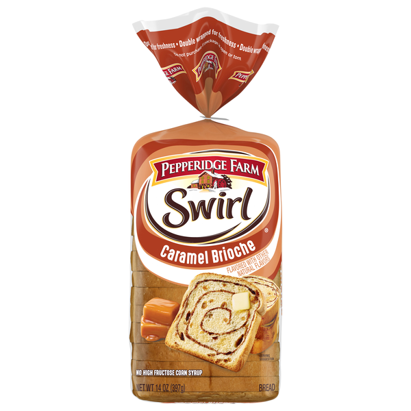 Pepperidge Farm Swirl Caramel Brioche Flavored Bread