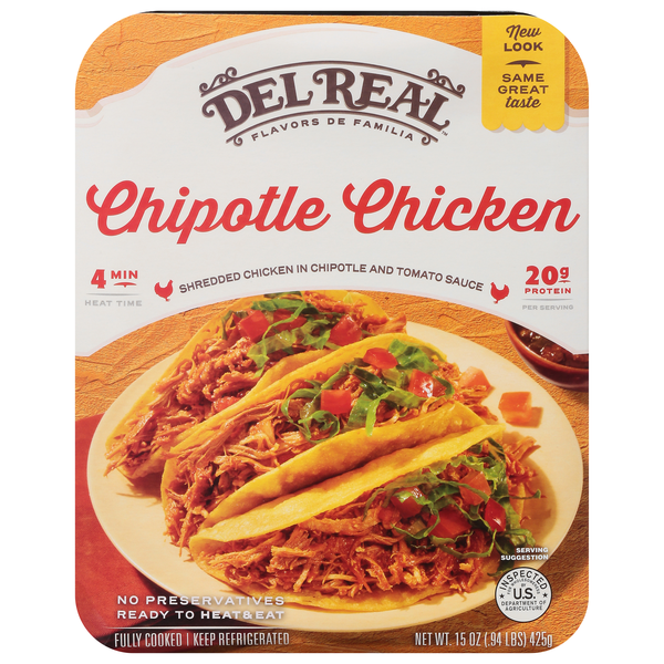 Del Real Chipotle Chicken Refrigerated
