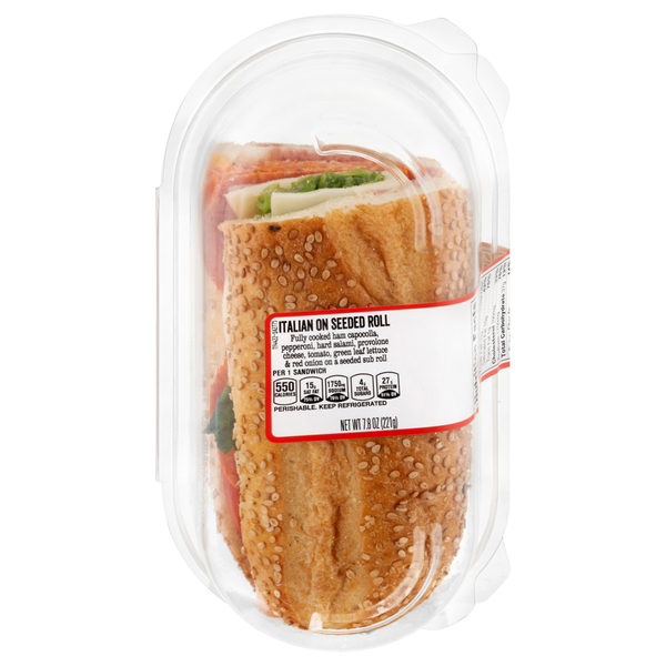 Our Brand Italian Sub Sandwich On Seeded Roll