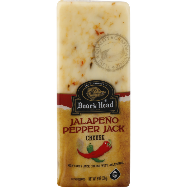 Save On Boar S Head Monterey Jack Cheese With Jalapenos Chunk Order Online Delivery Giant