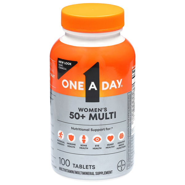 One A Day Women's 50+ Healthy Advantage Multivitamin Supplement Tablets
