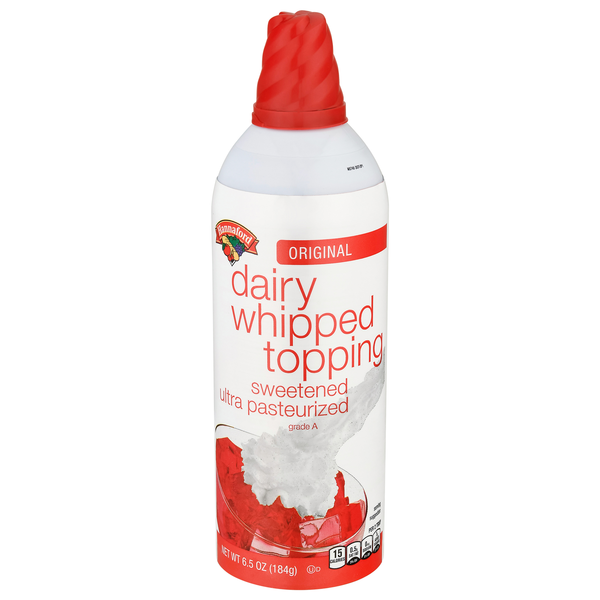 Hannaford Original Whipped Cream Topping