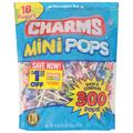 Charms Blow Pop Mini Assorted Bubble Gum Filled Lollipop Candy - 200 ct