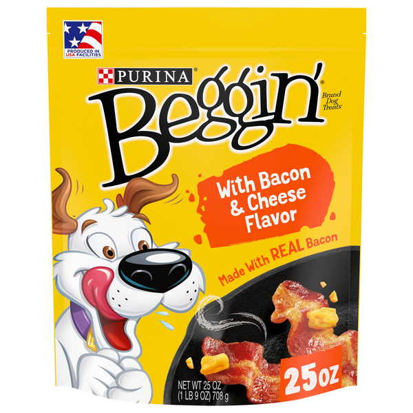 Purina Beggin' Strips Bacon & Cheese Flavor Dog Treats