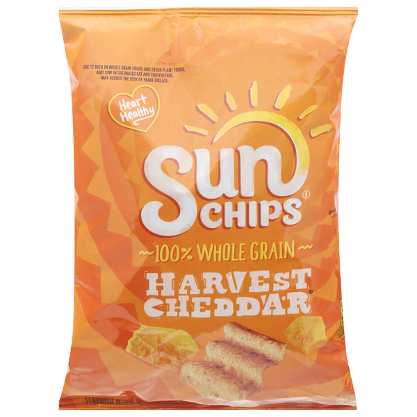 Sun Chips Harvest Cheddar Whole Grain Snacks