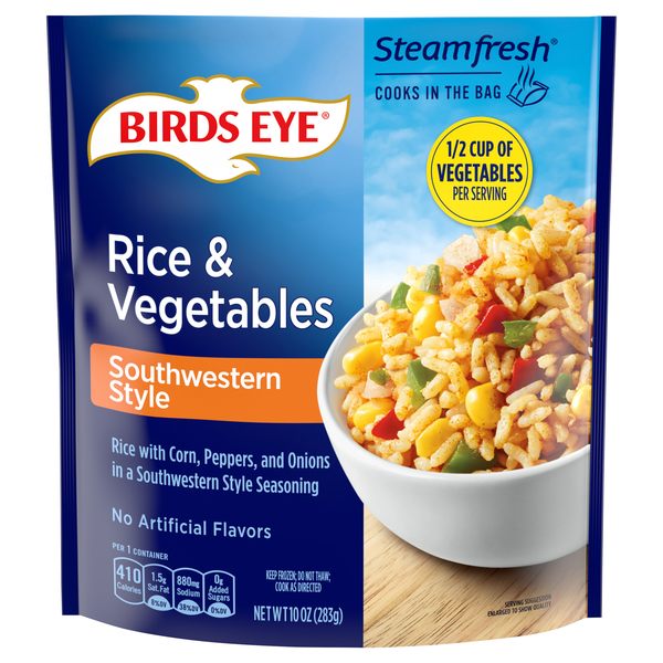 Birds Eye Steamfresh Seasoned Southwestern Style Rice w/Vegetables Frozen