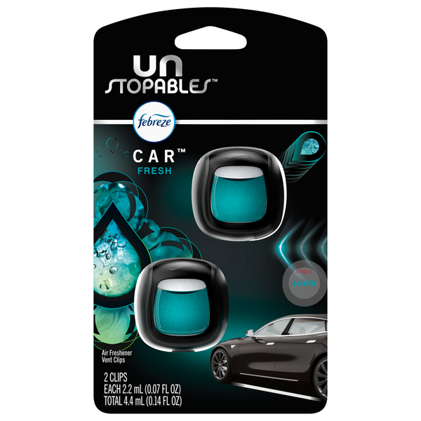Febreze Unstopables Car Fresh Vent Clip Air Freshener