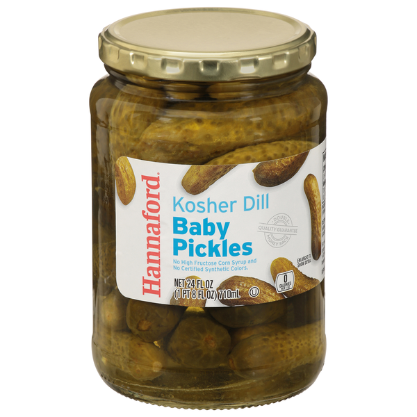 Hannaford Kosher Baby Dill Pickles