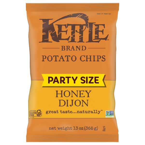 Kettle Brand Gluten Free Honey Dijon Potato Chips Party Size