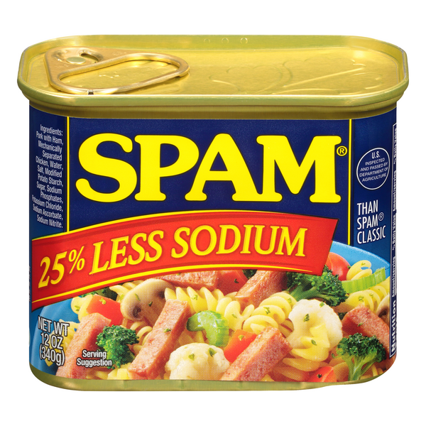Spam 25% Reduced Sodium