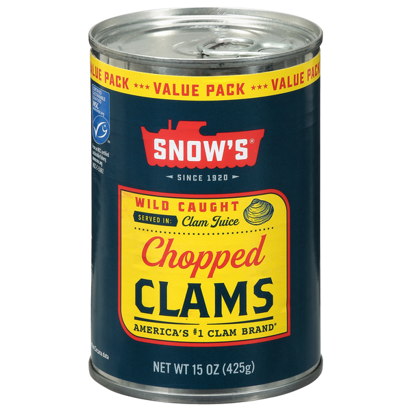 Snow's Wild Caught Chopped Clams in Juice