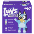 Luvs Platinum Protection Bluey Size 8 Baby Diapers 46+ lb