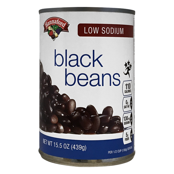 Hannaford Low Sodium Black Beans