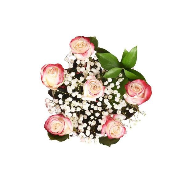 Half Dozen Rose Bouquet (Colors May Vary)