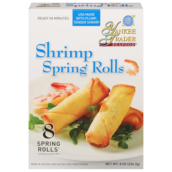 Yankee Trader Shrimp Spring Rolls - 8 ct Frozen