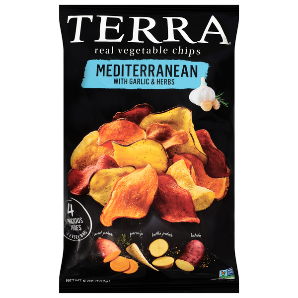 Terra Mediterranean with Garlic Herbs Real Vegetable Chips