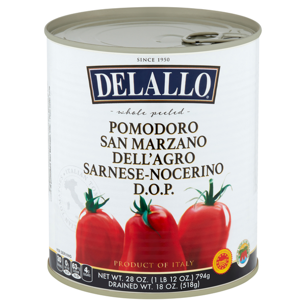 DeLallo San Marzano Whole Peeled Tomatoes