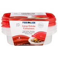 Food Lion Large Entree Containers 4 Cups
