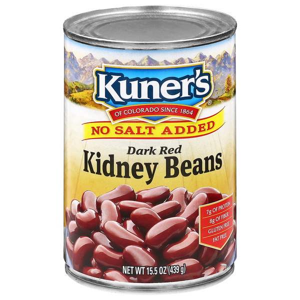 Kuner's No Salt Added Dark Red Kidney Beans
