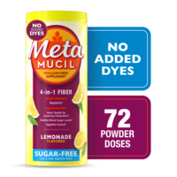 MetaMucil 4 in 1 Sugar Free Lemonade Flavored Psyllium Fiber