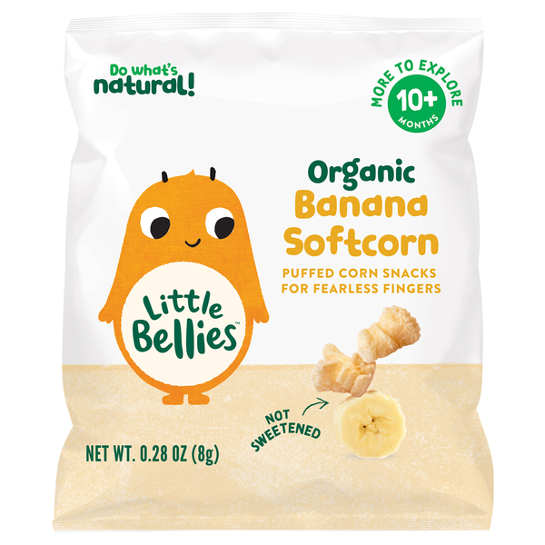 Little Bellies Organic Banana Softcorn Puffed Snacks 10+ Months
